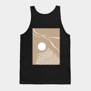 Abstract desert sun Tank Top